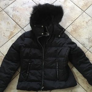 Black winter jacket